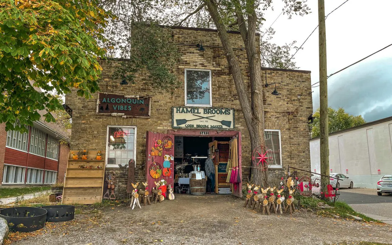 Hamel Brooms shop in St Jacobs, Ontario