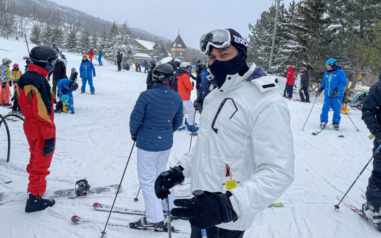 several people at a ski resort | blue mountain resort collingwood