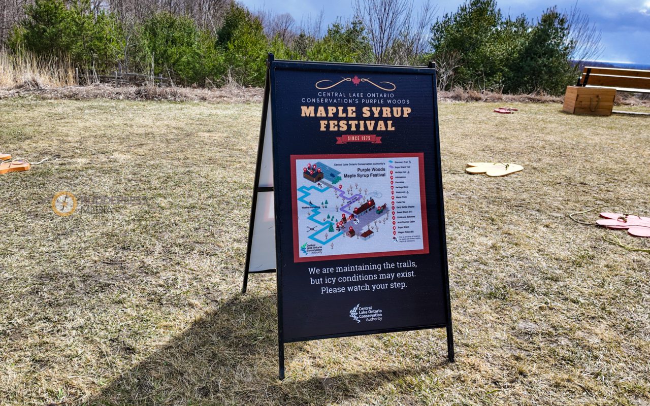 maple syrup festival sign outside | maple syrup festivals ontario