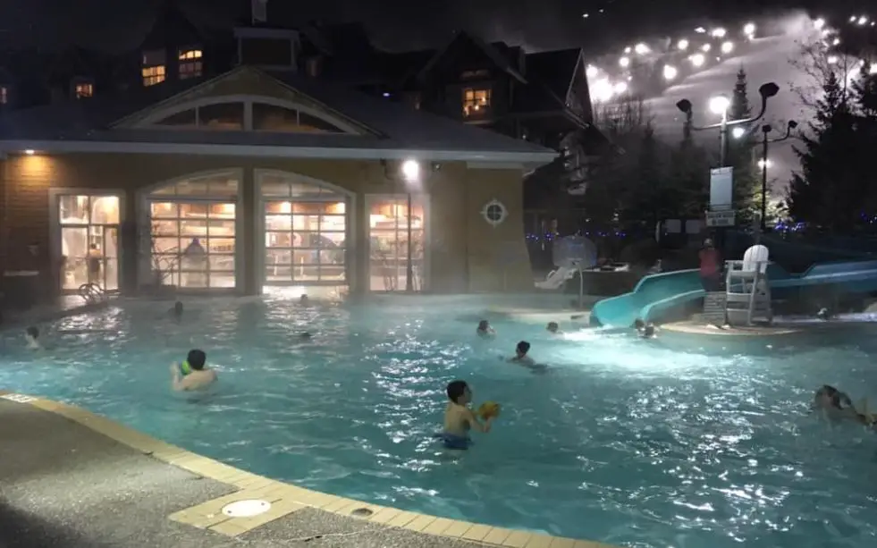 A view of the plunge aquatic center in blue mountain | Fun Things To Do In Collingwood Ontario | Blue Mountain & Collingwood Attractions